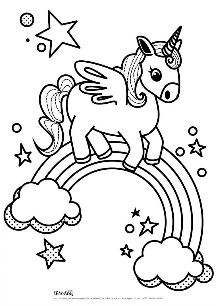 Kawaii Dessin A Colorier Luxe Stock Coloriage Licorne tout Dessin A Colorier Licorne