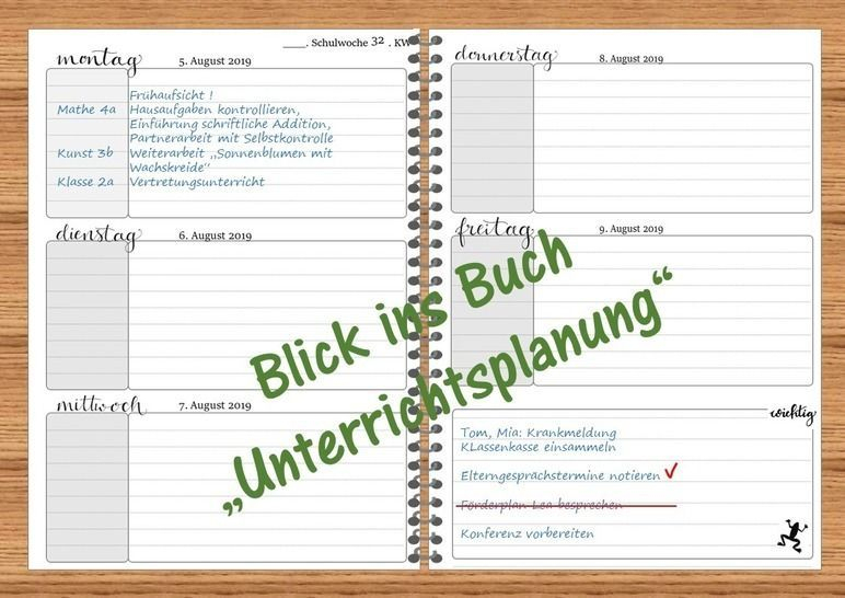 Lehrerkalender - 2019 / 20 Für Die Unterrichtsplanung avec Kalender Online Gestalten Kostenlos