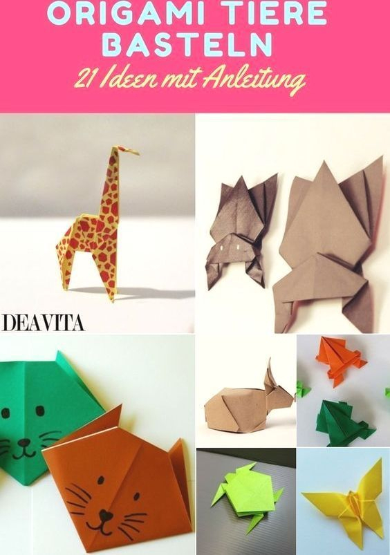 Lesezeichen Origami Tiere Falten / Origami Herz Falten Als serapportantà Lesezeichen Monster Tier