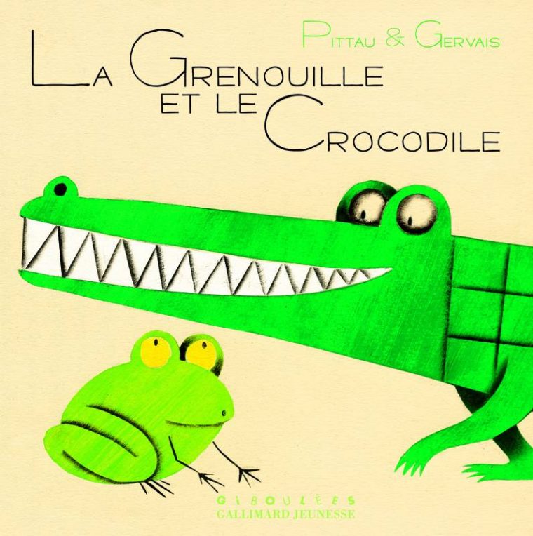 Livre: La Grenouille Et Le Crocodile, Francesco Pittau avec La Fable De La Grenouille Et La Vache