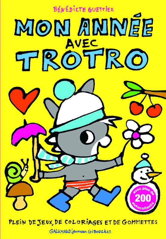 Livre: Mon Année Avec Trotro, Bénédicte Guettier dedans Coloriage Trotro Et Zaza
