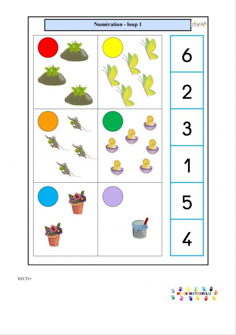 Logico Des Nombres : Compter Avec Loup – Mc En Maternelle dedans Loup Auzou Nombre