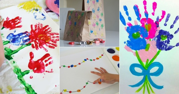Malen Mit Fingerfarben – Tipps & Ideen Für Kinder Und avec Kinder Malen Mit Pinsel Und Fingerfarbe