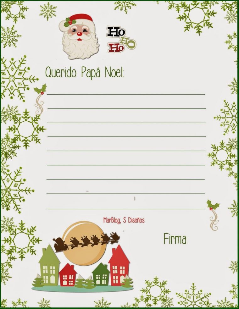 Marblog,S Diseños: Cartas Para Escribir A Papá Noel à Pan Pa La Pa Pa Chanson De Noel