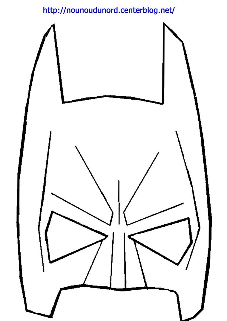 Masque Batman À Imprimer à Images Masques Super Heros A Imprimer