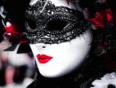 Masque Vénitien Noir, Blanc, Rouge à Spiderman A Colorier Rouge Et Noir