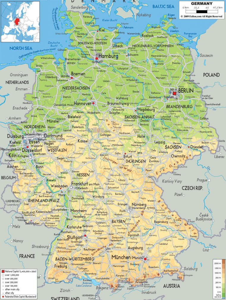 Michelin Cartographie L'Allemagne – Carte Routière De L pour Carte De L&#039;Allemagne Vierge