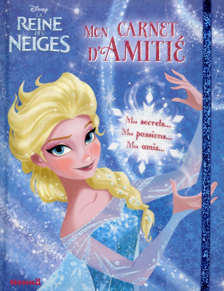 Mon Carnet D'Amitié ; La Reine Des Neiges – Livre – France pour Cahierde Coloriage Personnalise Reine Des Neiges