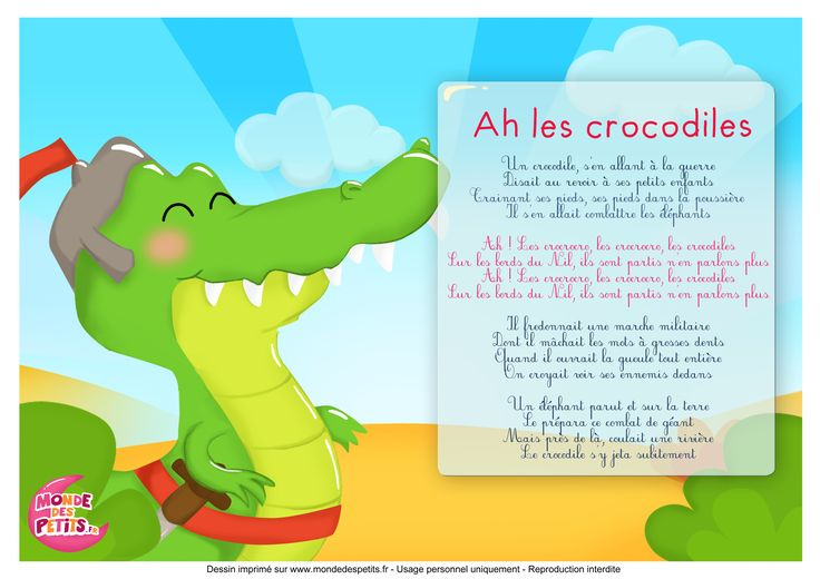 Monde Des Petits – Ah Les Crocodiles | Comptines, Comptine concernant Comptines Pour Les Maternelles Et Comptines Pour Bebe