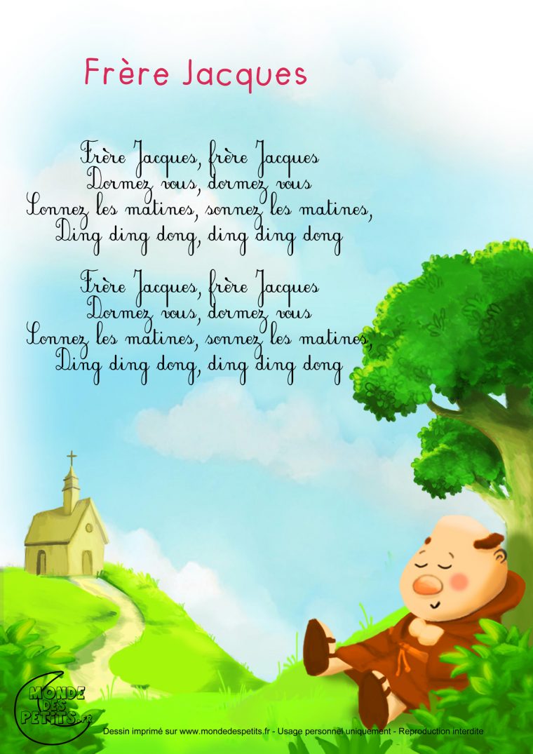 Monde Des Petits – Frère Jacques serapportantà Comptines Pour Les Maternelles Et Comptines Pour Bebe