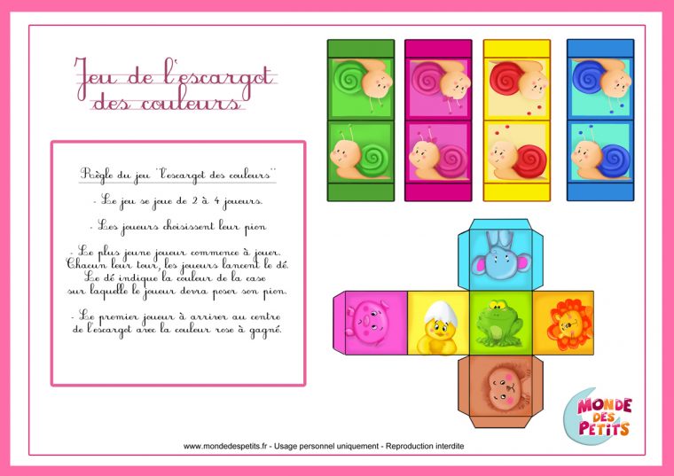 Monde Des Petits – Jeux De Société Dedans Jeux Pour pour Coloriage Pour Apprendrer Les Couleurs