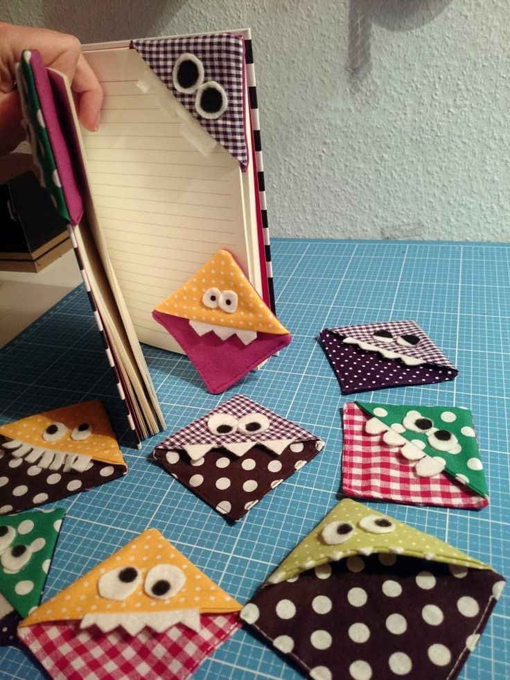 Monster Lesezeichen – Handmade Ideas | Crafts, Fabric encequiconcerne Lesezeichen Monster Tier