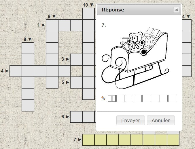Mots Croisés : Noël | Clic ! Ma Classe intérieur Mots Croises De Noel