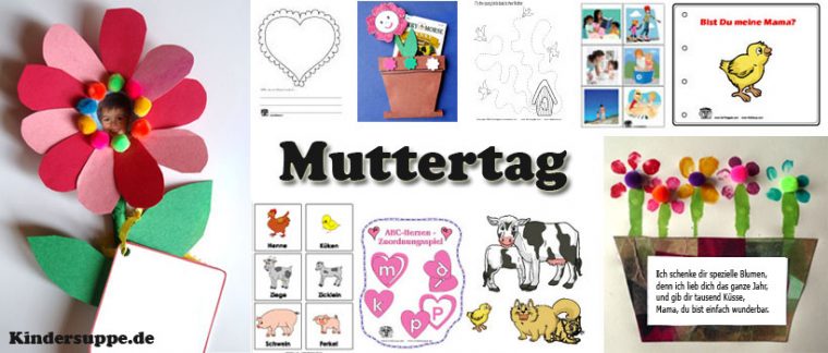 Muttertag Basteln Und Spiele Kindergarten Und Kita-Ideen serapportantà Kindersuppe Abo