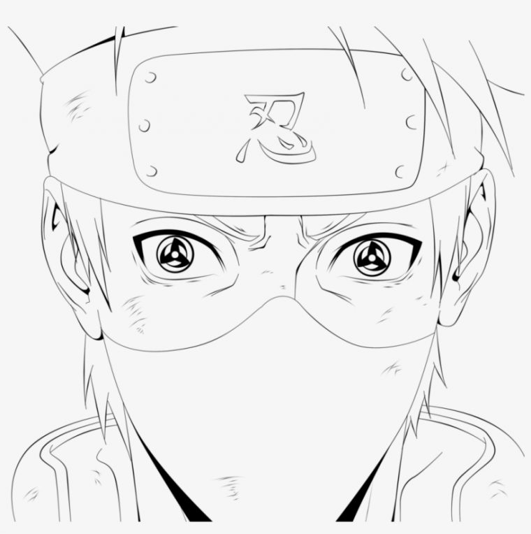 Naruto Coloring Pages Kakashi pour Coloriage Kakashi Sharingan