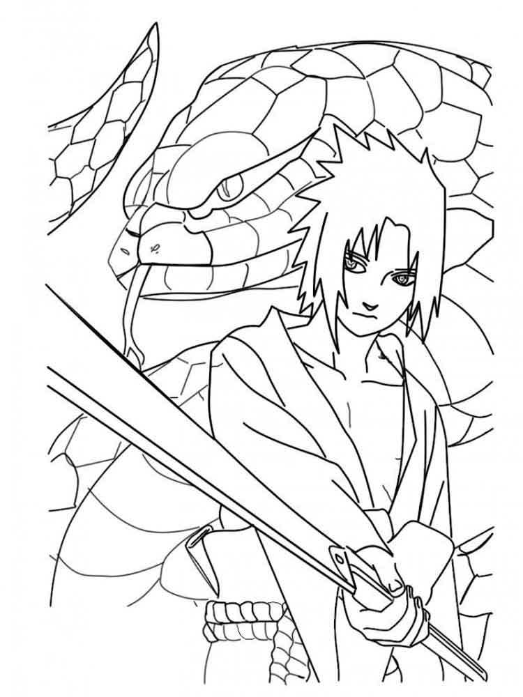Naruto Shippuden Coloring Pages. Free Printable Naruto concernant Naruto Shippuden Coloring Page