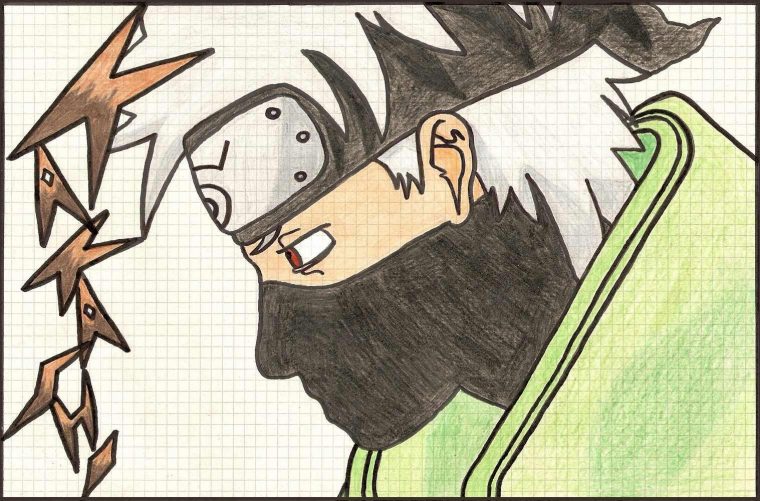 Naruto – The Way Of Naruto – Kakashi De Monrêve serapportantà Dessin De Kakashi En Couleur