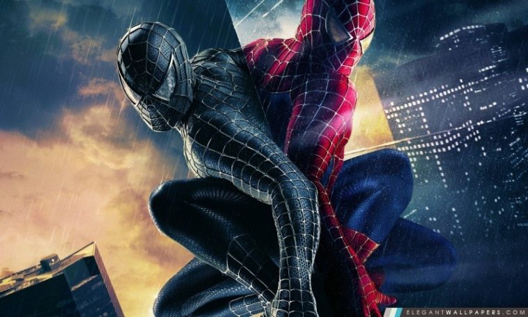 Noir Et Couleur Spiderman. Fond D'Écran Hd À Télécharger concernant Spydean Rouge Et Or