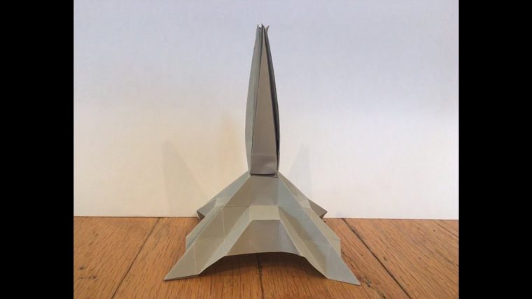Origami Tutorial – Easy Eiffel Tower (Eric Li Origami pour Tour Eiffel Kapla Tres Facile