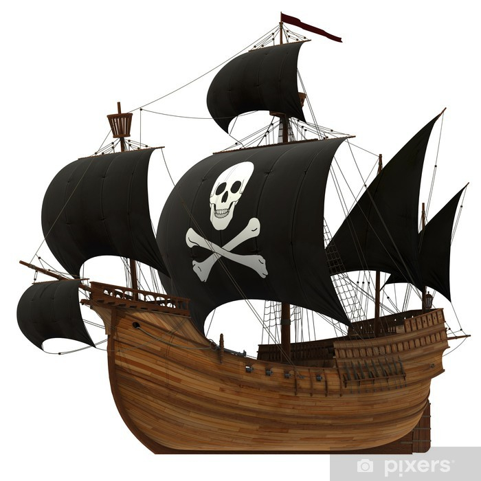 Papier Peint Bateau Pirate • Pixers® – Nous Vivons Pour intérieur Plan Bateau Pirate Carton