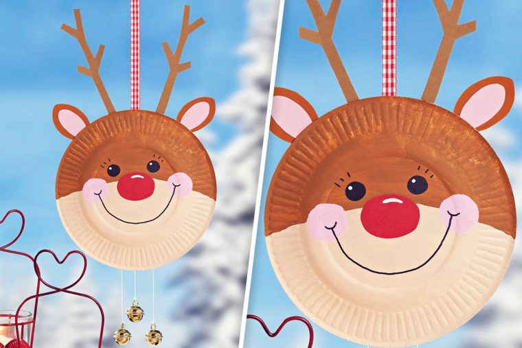 Pappteller-Rentier Für Weihnachten Basteln: Willkommen tout Atwenzkalender Basteln Mit Papteller Pappteller-Rentier Für Weihnachten Basteln: Willkommen tout Atwenzkalender Basteln Mit Papteller