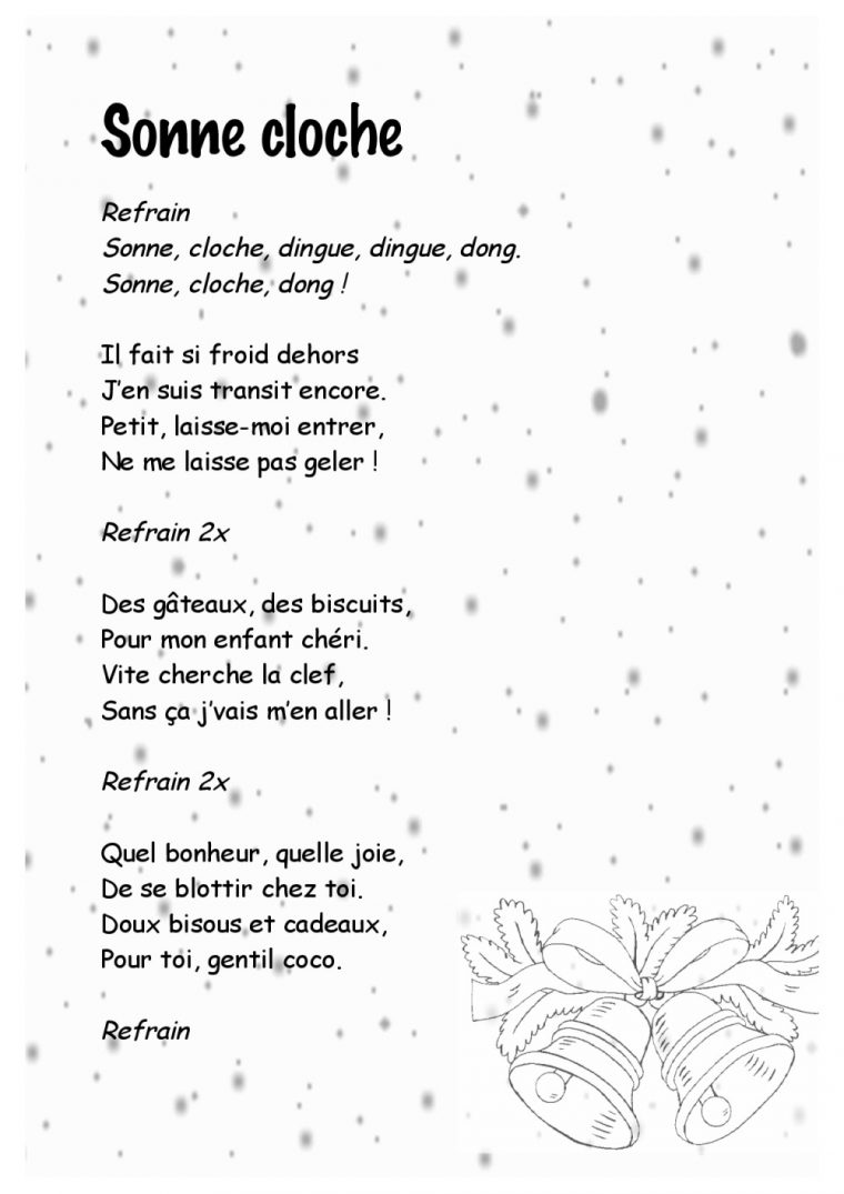 Petit Papa Noel Parole – France News Collections avec Cds Francaise Avec Les Paroles Imprimer