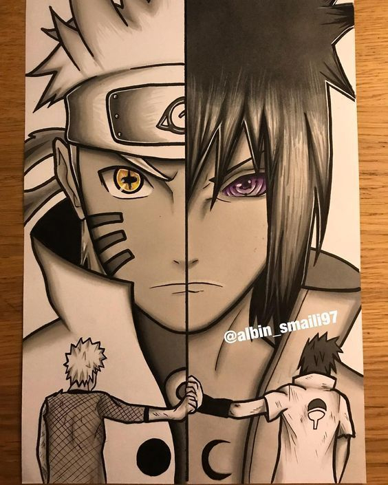 Pin On Dekora encequiconcerne Sasuke Dessin Facile