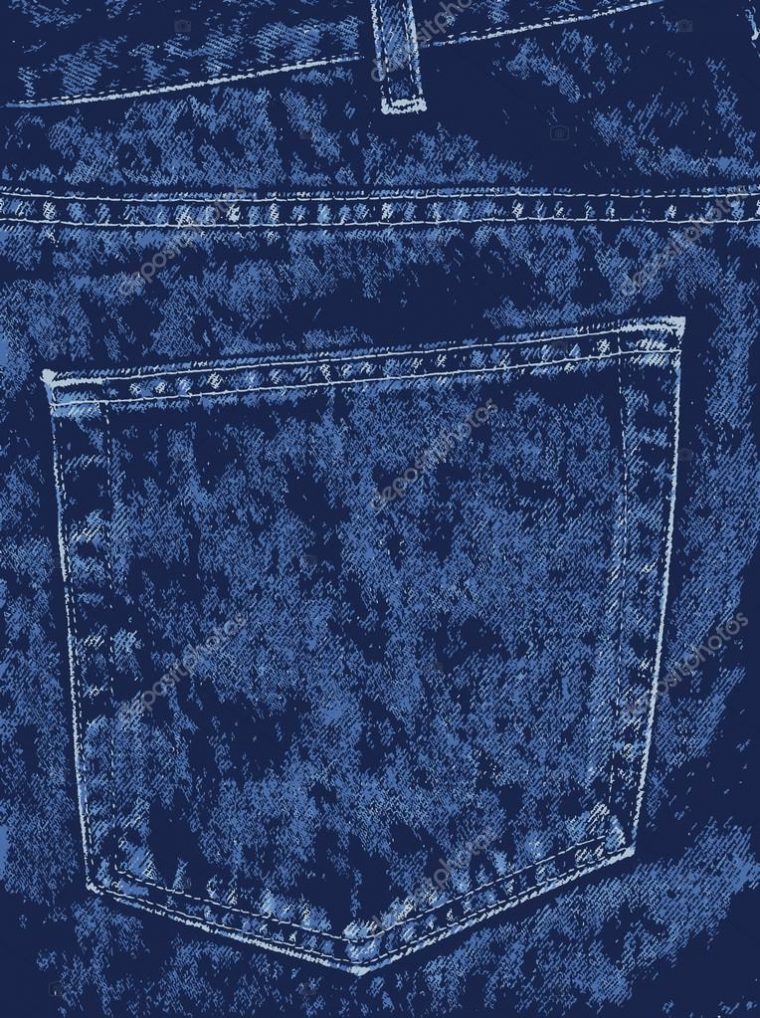 Poche Denim Bleu Image Vectorielle Par Bigalbaloo intérieur Blue Jeans Bleu Chanson Kaca Mouester