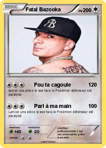 Pokémon Fatal Bazooka 122 122 – Fou Ta Cagoule – Ma Carte encequiconcerne Coloriage De Bazooka