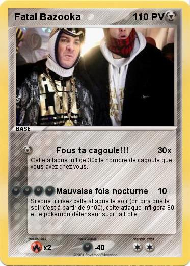 Pokémon Fatal Bazooka – Fous Ta Cagoule!!! – Ma Carte Pokémon à Coloriage De Bazooka