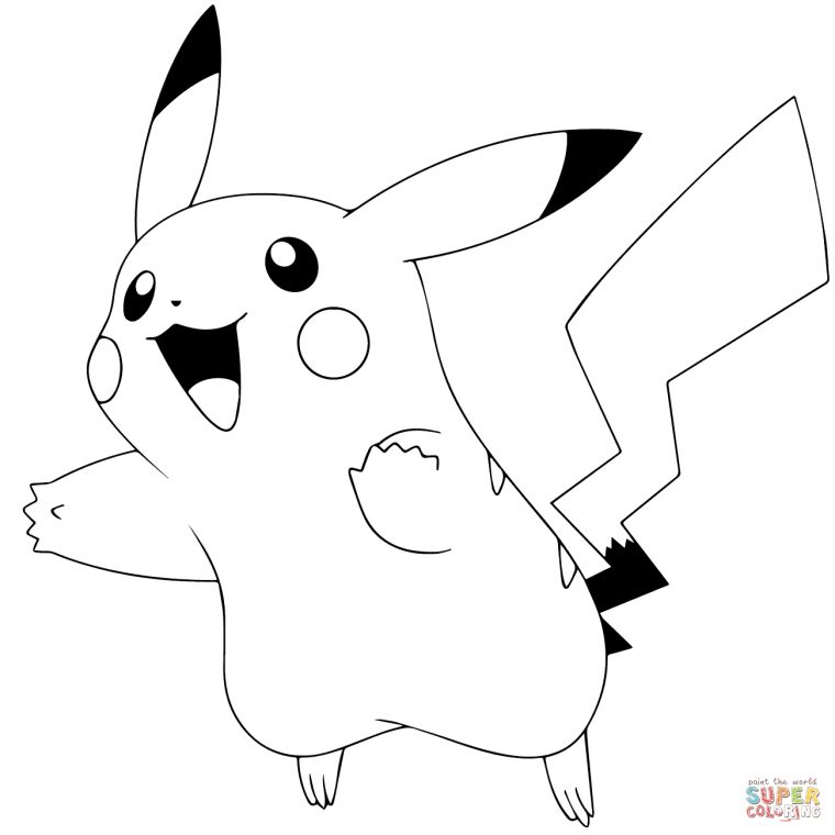 Pokémon Go Pikachu #025 Coloring Page | Free Printable destiné Portraits (Coloriages Mysta¨res)Pdf