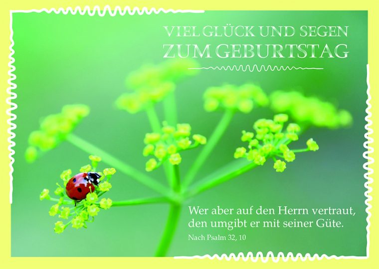 Postkarte Geburtstag Viel Glück Und Segen (10 Stck serapportantà Klaviernoten Umsonst Viel Glauck Und Viel Segen