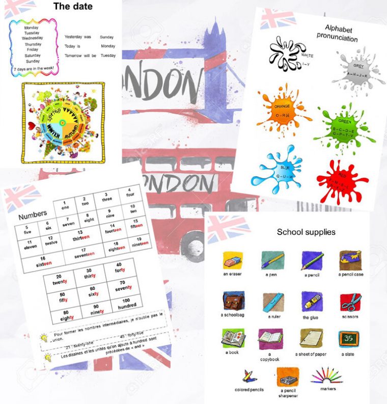 Premières Séances De L'Année En Anglais Cm1/Cm2 - Brown intérieur Les Nombres Ordinaux Anglais Primaire Chant