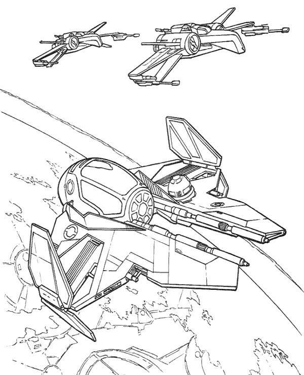 Print Starfighter X-Wing Coloring Sheet encequiconcerne Star Wars Spot The Difference Pages Printable