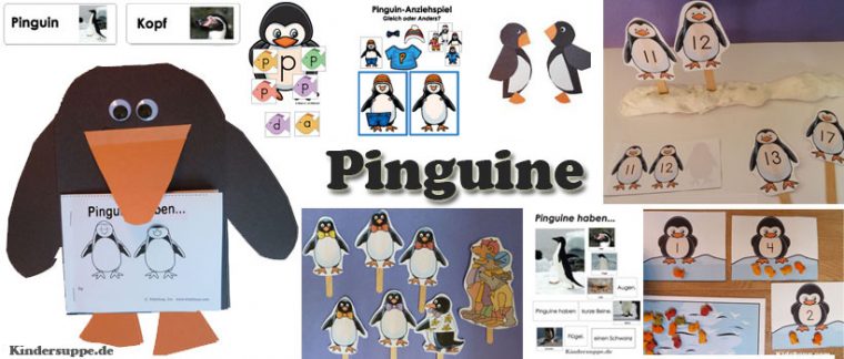 Projekt Pinguin Kindergarten Und Kita-Ideen pour Kindersuppe Abo