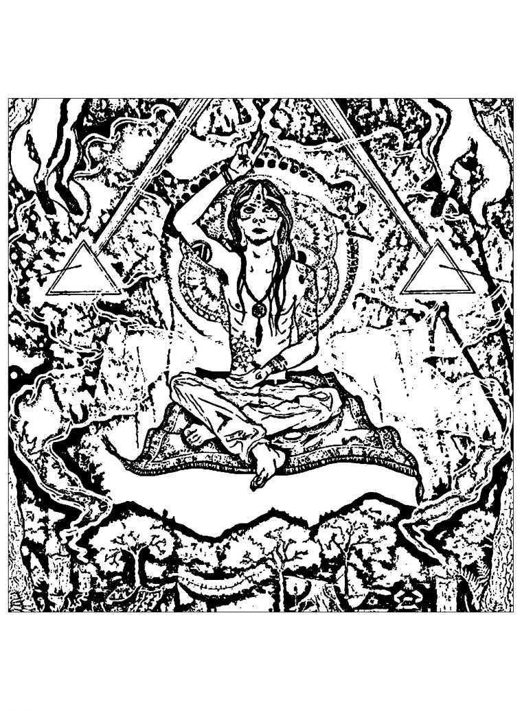 Psychedelique Moine Symboles Illuminati - Psychédélique concernant Dessin Symbole The Witcher A Imprimer