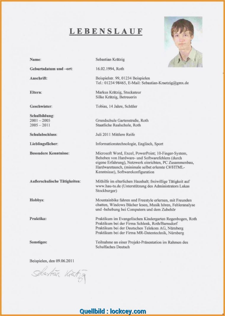 Qualifiziert Bewerbung, Erzieherin Begrenzt Lebenslauf dedans Erziherin Praktikum