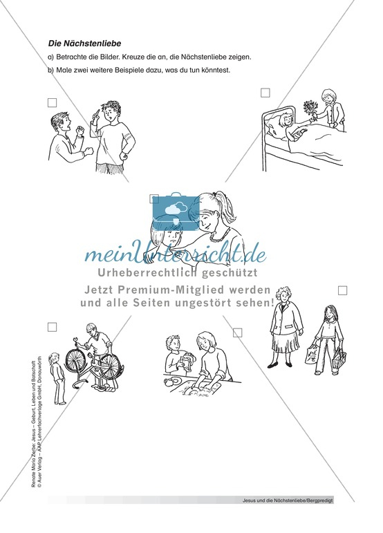 Religion: Arbeitsblätter & Unterrichtsmaterial concernant 10 Gebote Im Alltag Grundschule