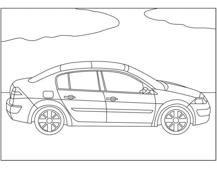 Renault Coloring Pages 🖌 To Print And Color intérieur Vouiture Coloring