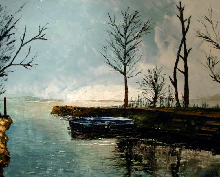 Réveil Au Bord De L'Eau – Une Envie De Style Peintures Et Déco serapportantà L'Toile Du Mer Desnos Ecrire