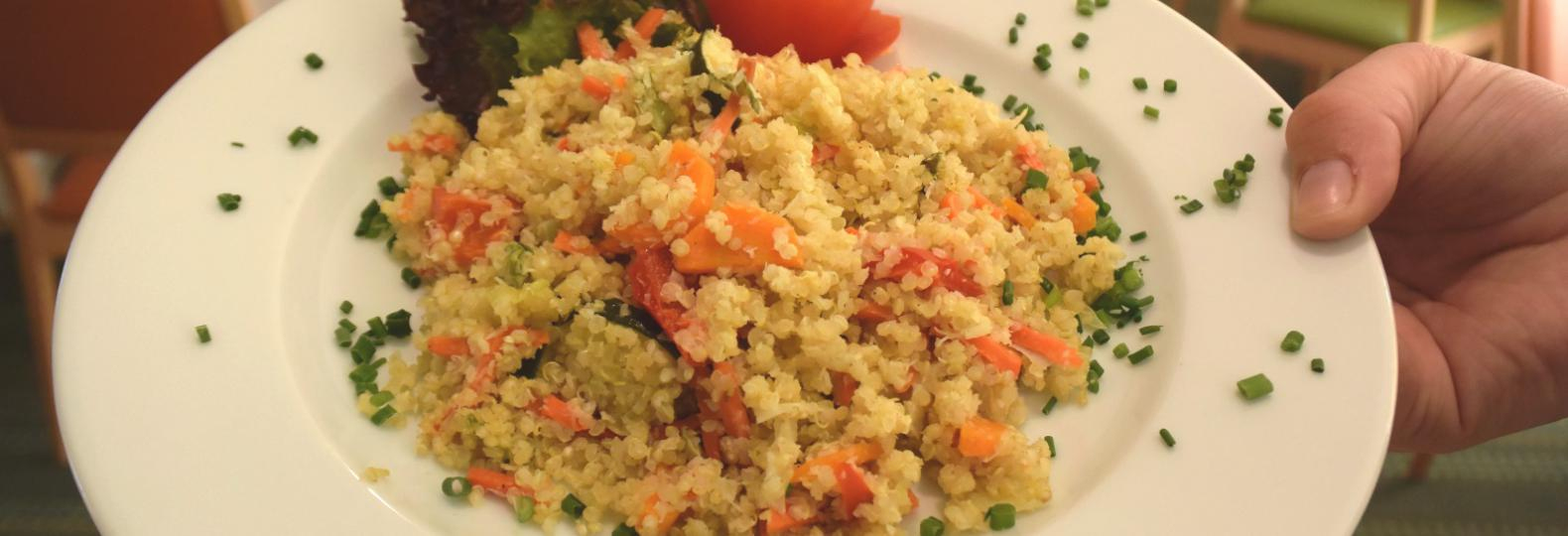 Rezepttipp: Quinoa-Pfanne Mit Gemüse - Lebensd Zentrum encequiconcerne Quinoa Gemause Pfanne