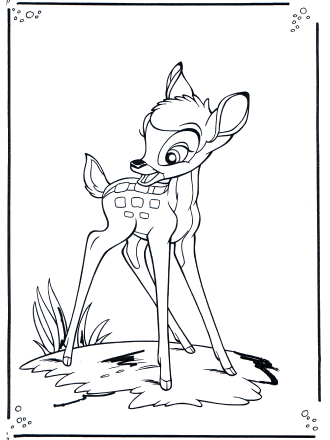 Sélection De Dessins De Coloriage Bambi À Imprimer Sur avec Dessins Ryu Acolorier