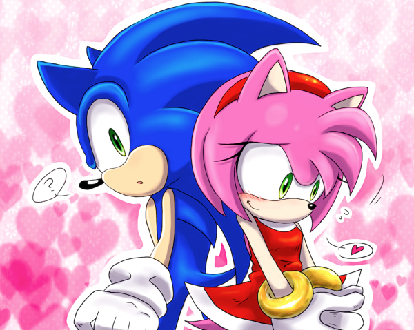 Sonic And Amy. | Sonic And Amy, Sonic Fan Characters, Sonic destiné Neckele Ami De Sonic
