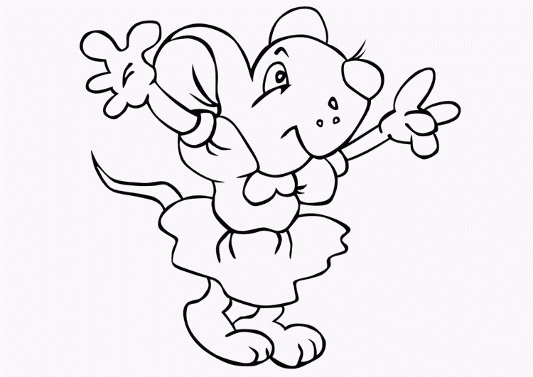 Souris 2 – Coloriage De Souris – Coloriages Pour Enfants pour Souris De Dessin Anime