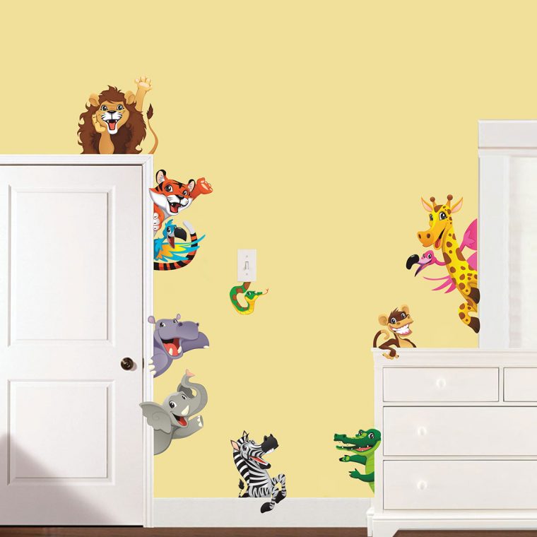 Sticker Animaux De La Savane Pour Enfants – Stickers destiné Fait Interessant Pour La Savane