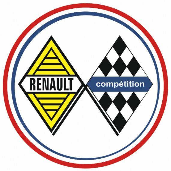Stickers Renault Vintage Damier – Stickers Az concernant Autocollant A Imprimer Damier