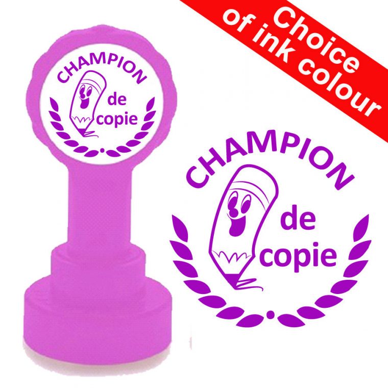 Teacher Stamp | Champion De Copie, French Mfl Teacher destiné Coloriage Champion De Copie
