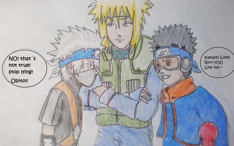 Team Minato – Naruto Fan Art (22082490) – Fanpop pour Dessin Kid Minato Facile