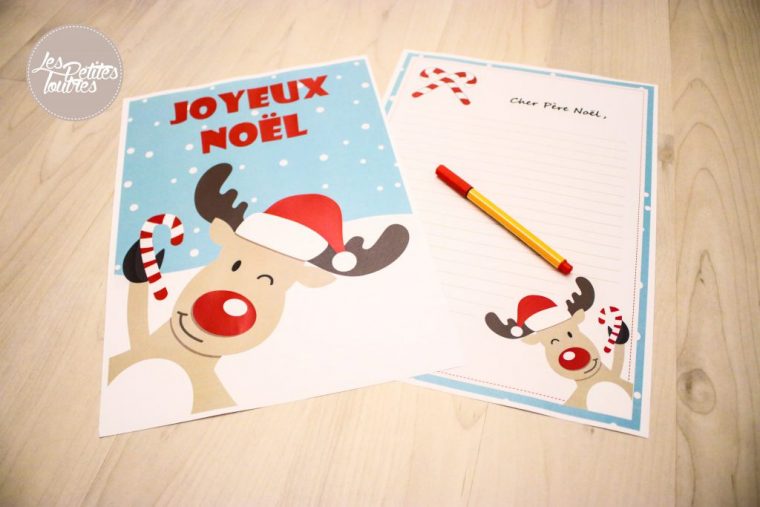 Téléchargez Votre Lettre Au Père Noël {Free Printable} à Timbre Du Pere Noel A Imprimer