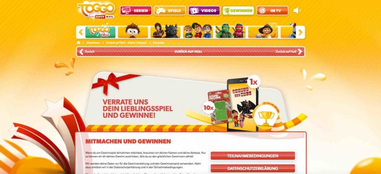 Toggo Gewinnspiel "Zurück Auf Null" – Samsung Tablet Gewinnen avec Toggo Spiele Kostenlos